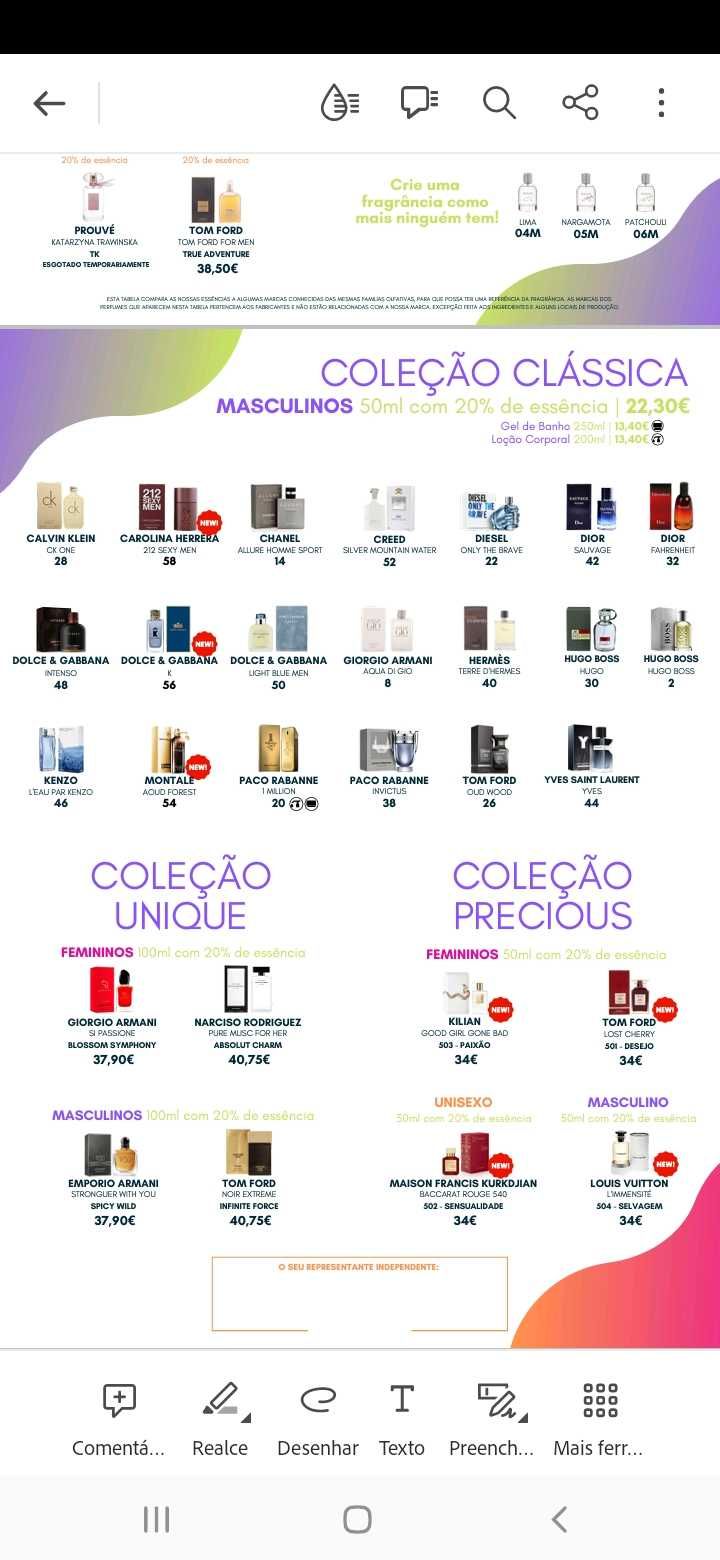 Perfumes PROUVÉ FEMININOS/ MASCULINOS