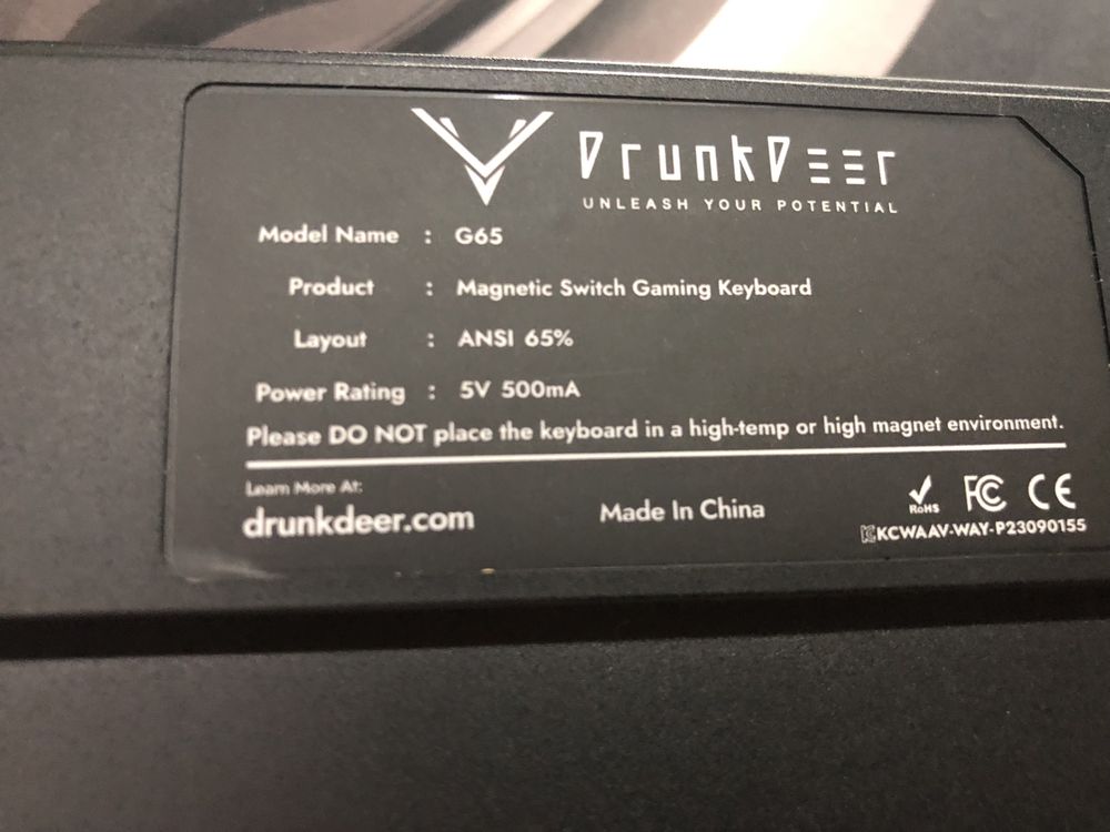 Klawiatura Magnetyczna Drunkdeer G65