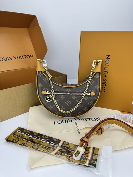 Сумка Louis Vuitton Loop Brown шкіра | коричнева