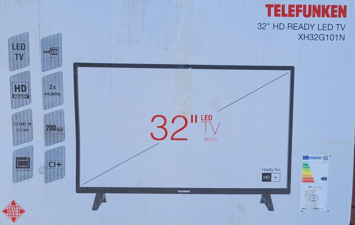 Telewizor LED 32 cale DVBT-2  hevc gwarancja