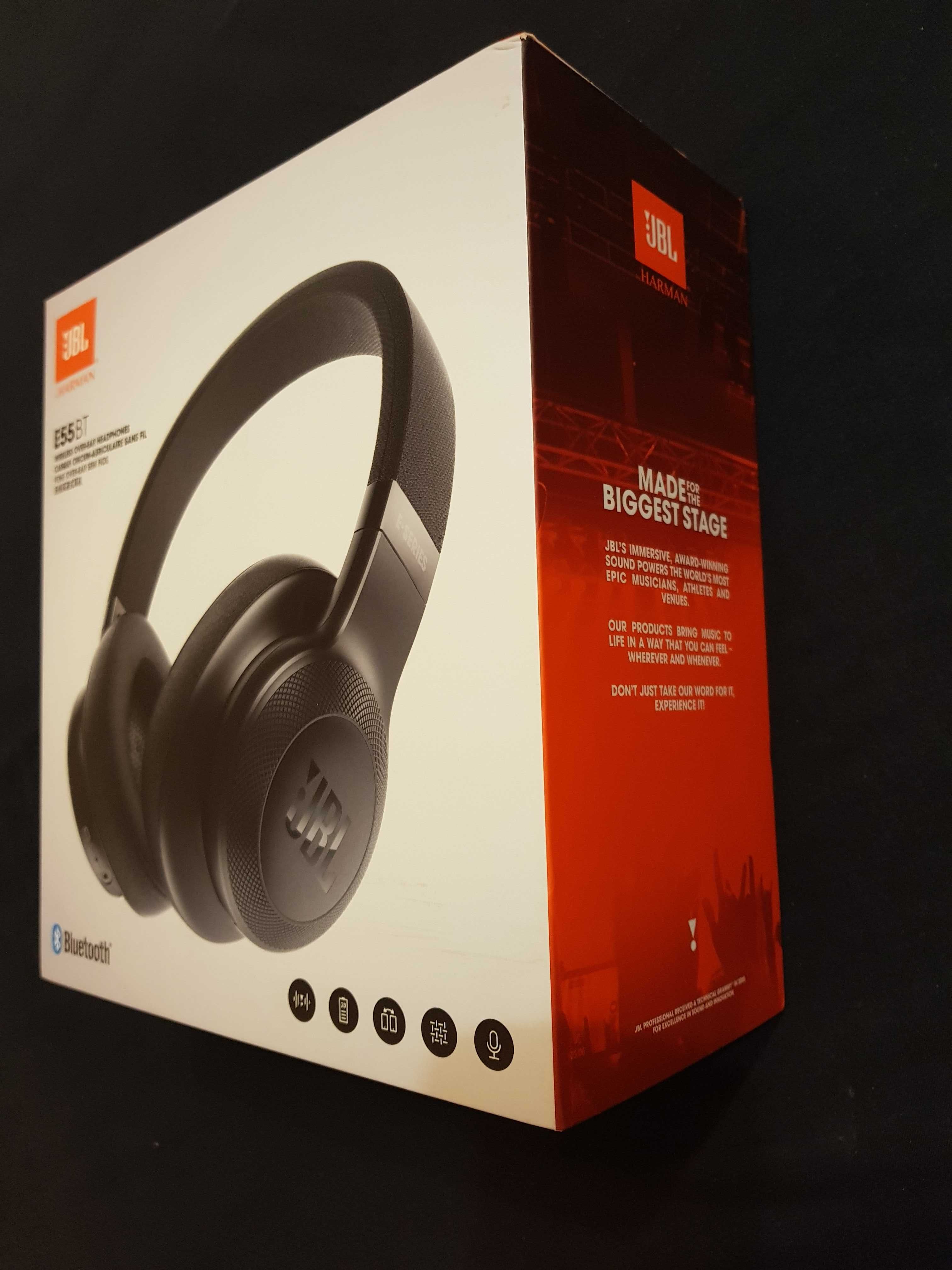 Навушники JBL E55BT бездротові чорні