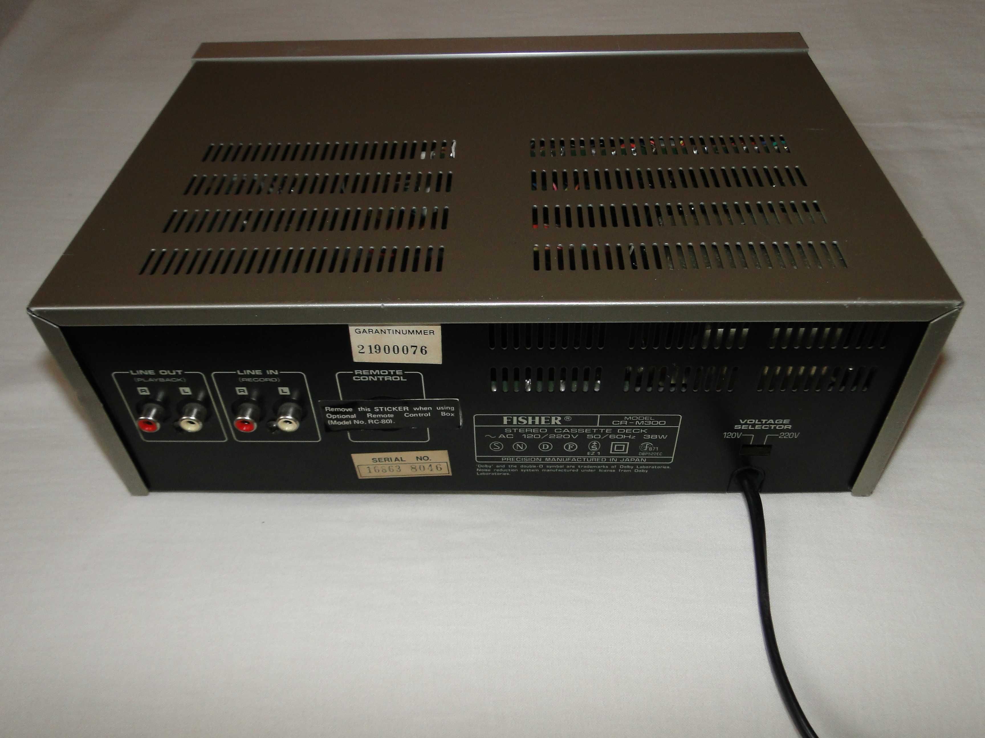 Magnetofon Fisher CR-M300