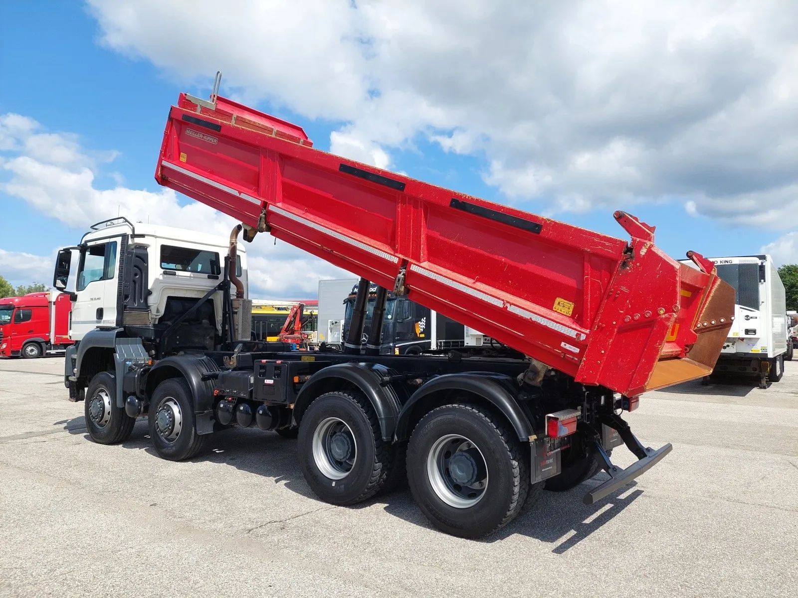 MAN TGS 35.460 8x6 / Manual / Meiller Bordmatik