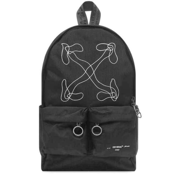 Off-White рюкзак Shell heron bape chrome island чорний