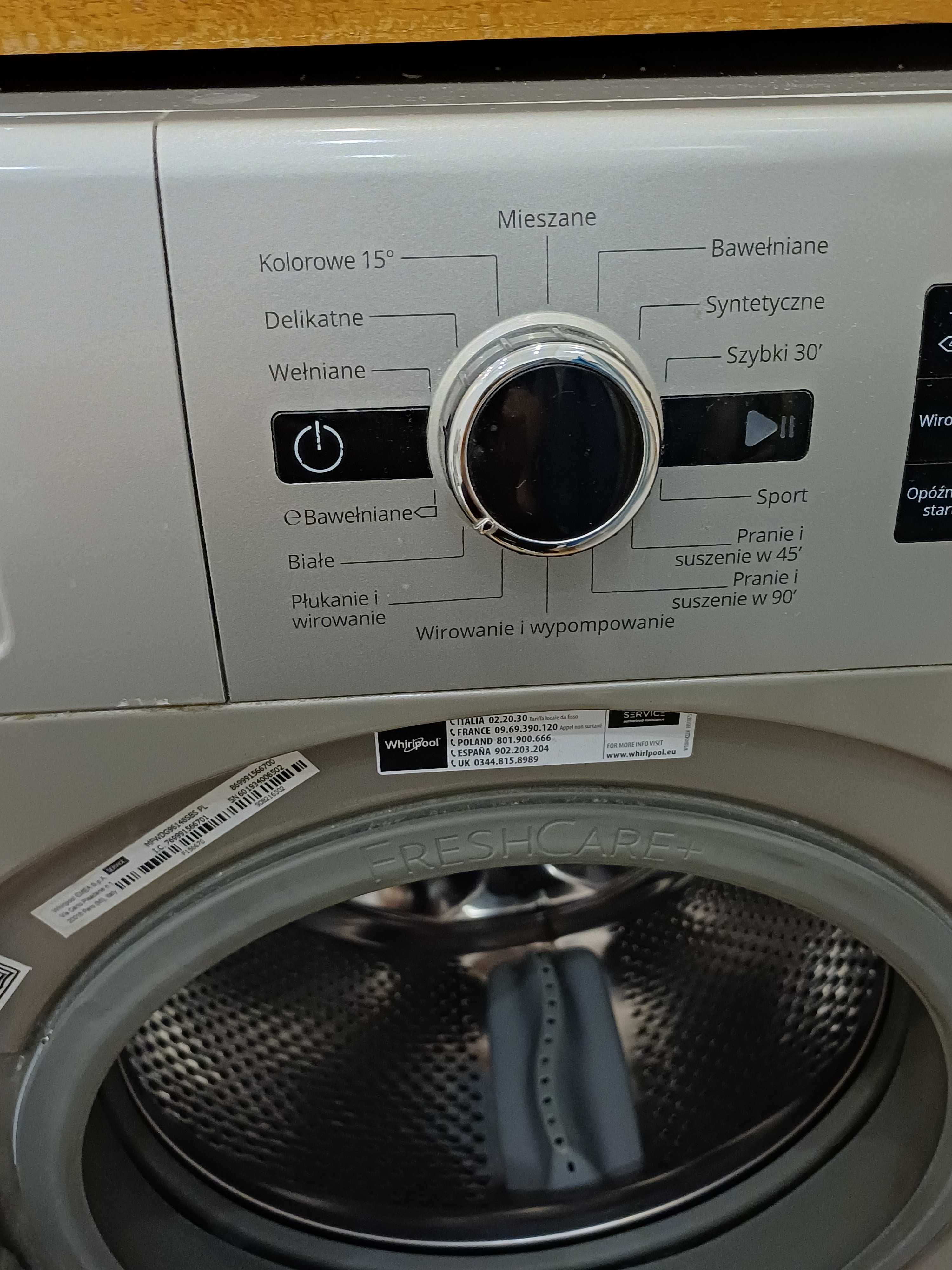 Sprzedam pralko-suszarkę WHIRLPOOL