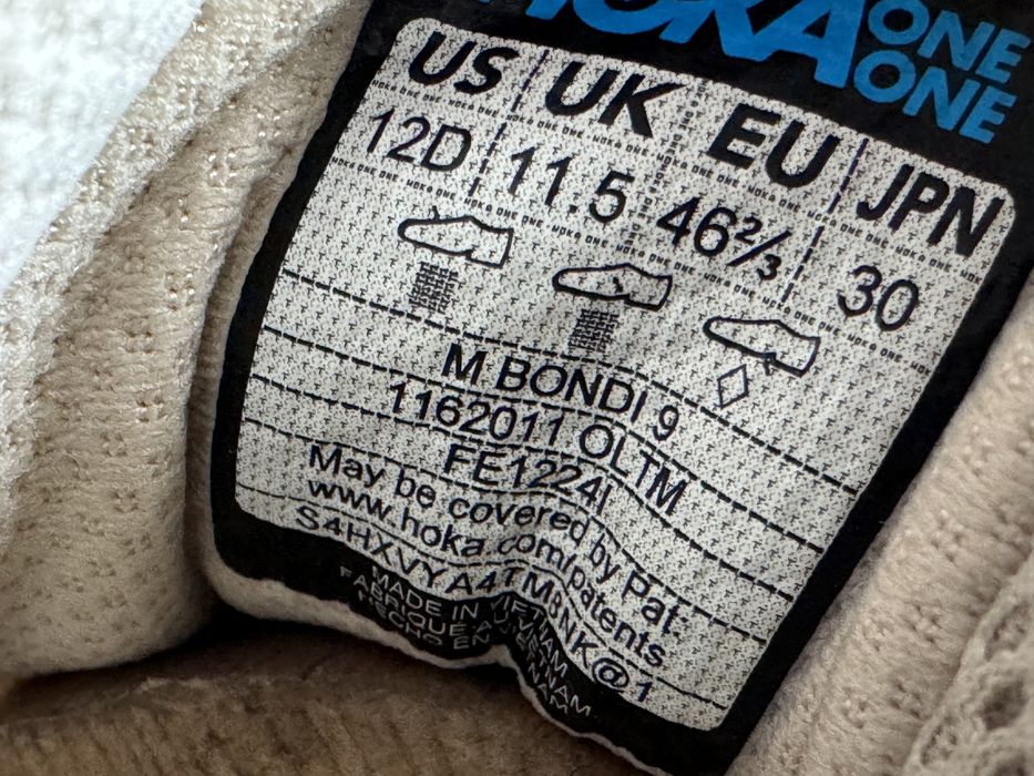 Оригінал Розмір 46 Кросівки Hoka One One Bondi 9 Взуття