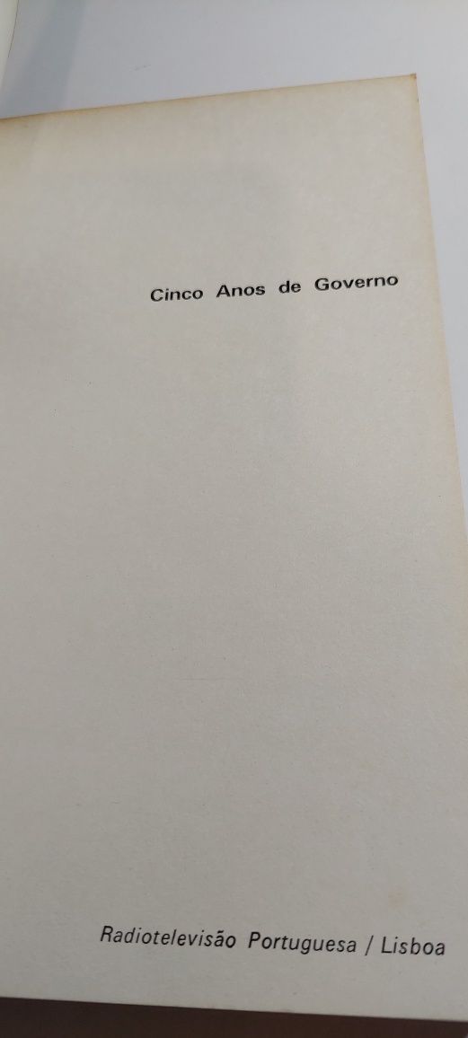 Cinco Anos de Governo: 1968-_1973