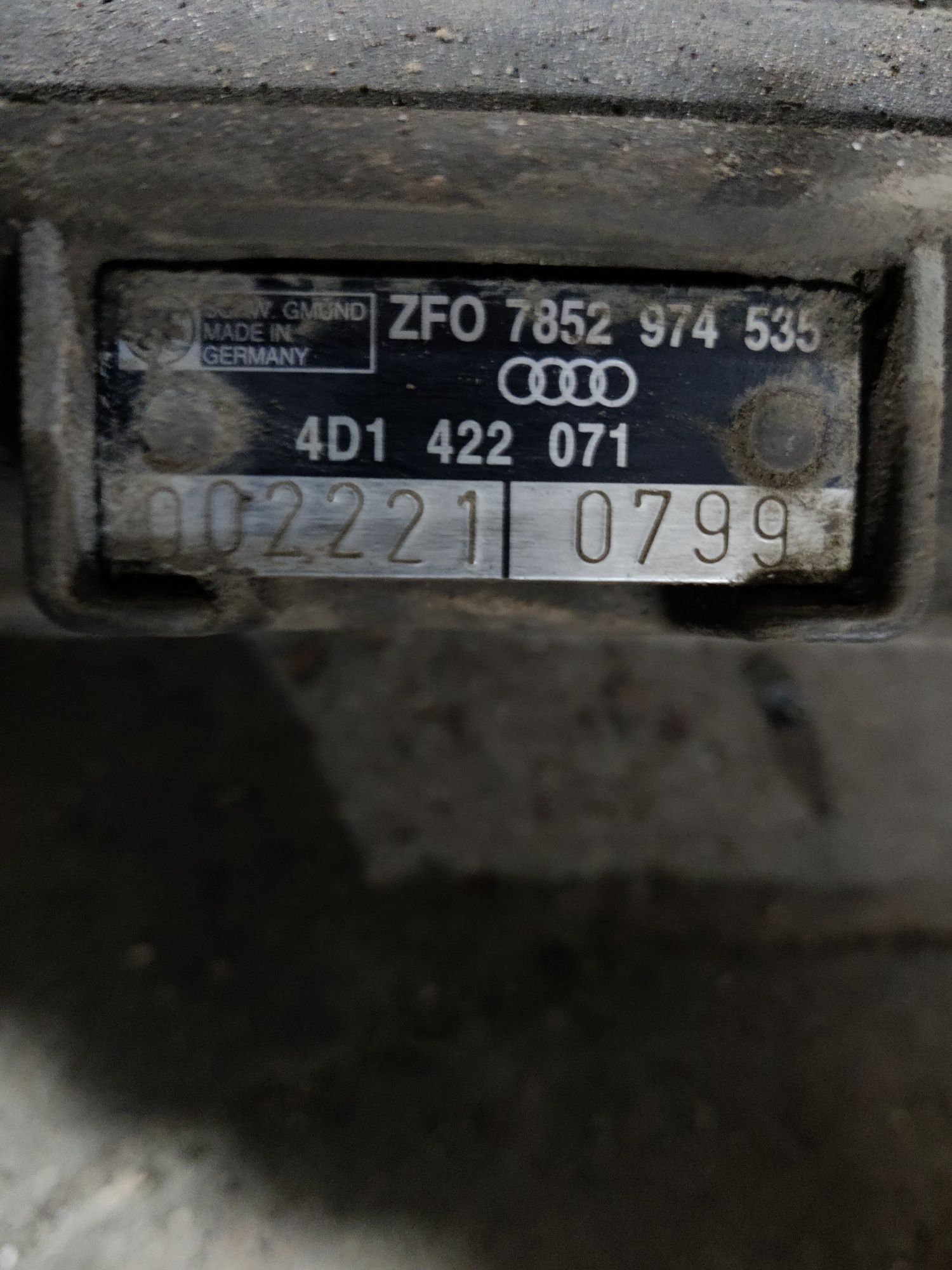 Maglownica Audi A8 D2 2.5tdi