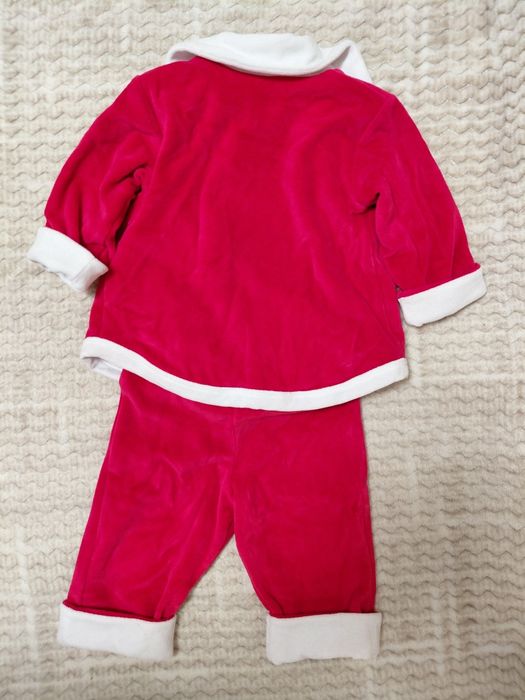 Новорічний дитячий велюровий костюм