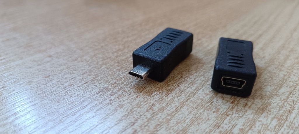 Adapter przejściówka mini usb na micro typ b