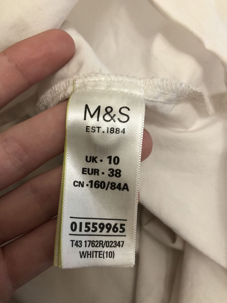 Біла блуза - рубашка M&S collection