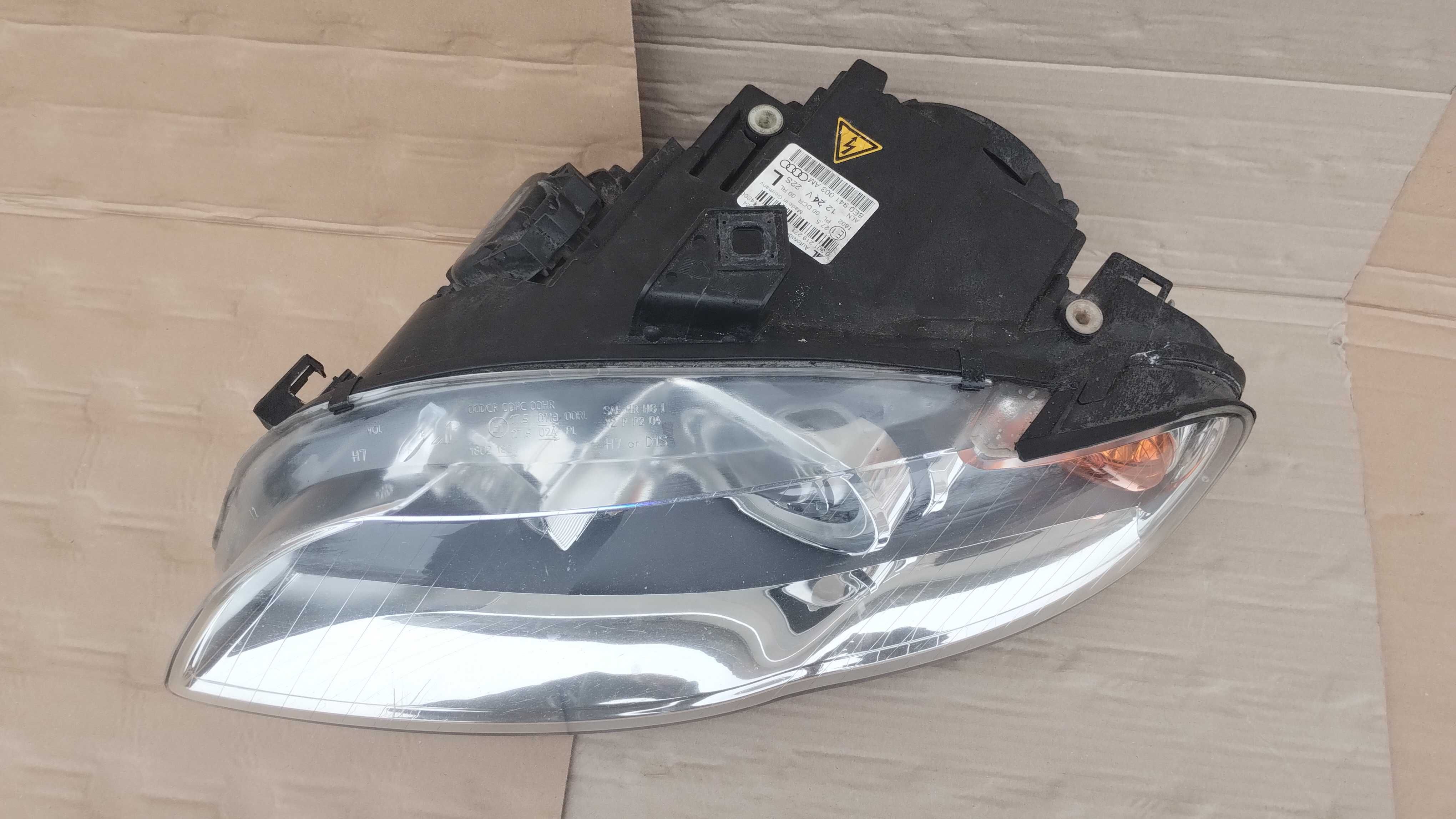 Lampa Przód Lewa Bi Xenon Audi A4 B7 8E 8E0 04-08r Europa
