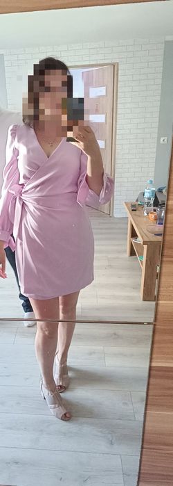 Elegancka sukienka kopertowa