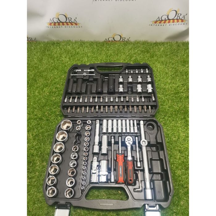 Набір інструментів DNIPRO-M ULTRA, 1/2, 1/4, S2, S-Lock, 112 од. (Уці