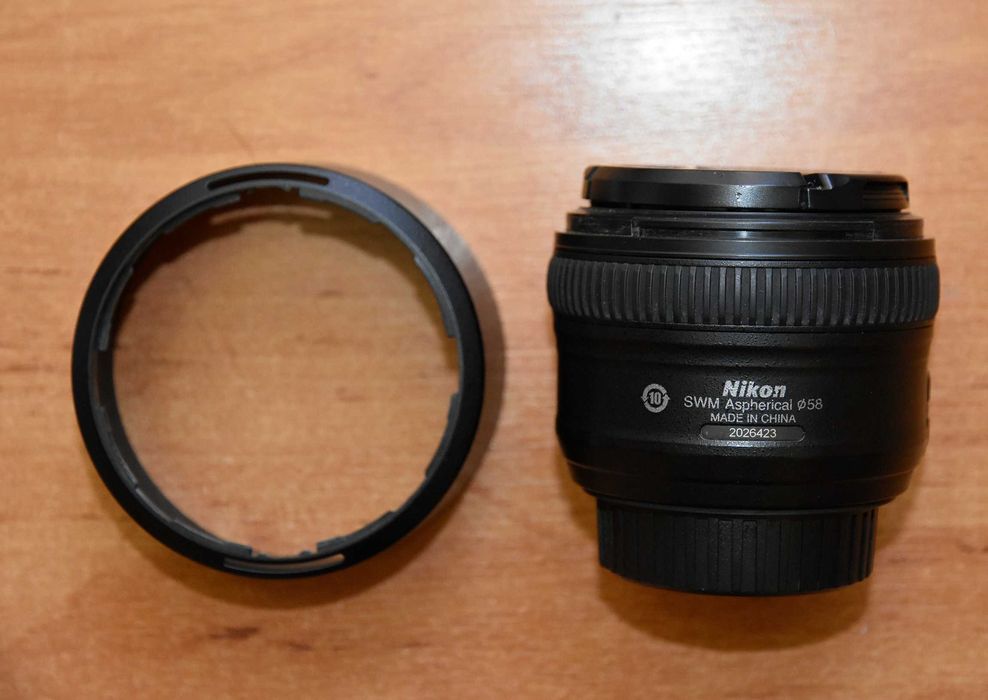 Объектив Nikon AF-S Nikkor 50mm 1:1.8G SWM Aspherical