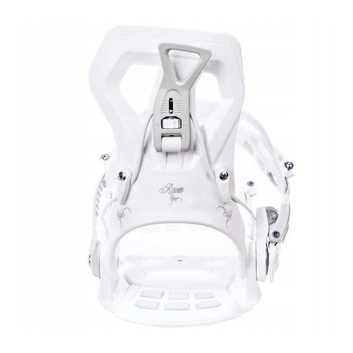 Szybkie wiązania snowboardowe Raven FT360 White, roz. M (39-42)