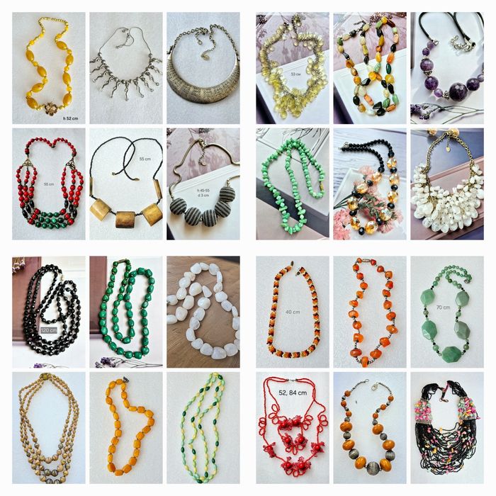 Намисто вінтаж буси вінтажні коллекційні кольє ожерельє