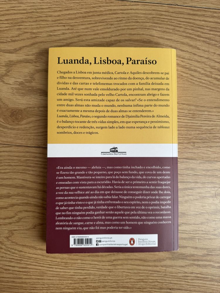 Livro “Lisboa, Luanda, Paraíso” de Djaimilia Pereira de Almeida