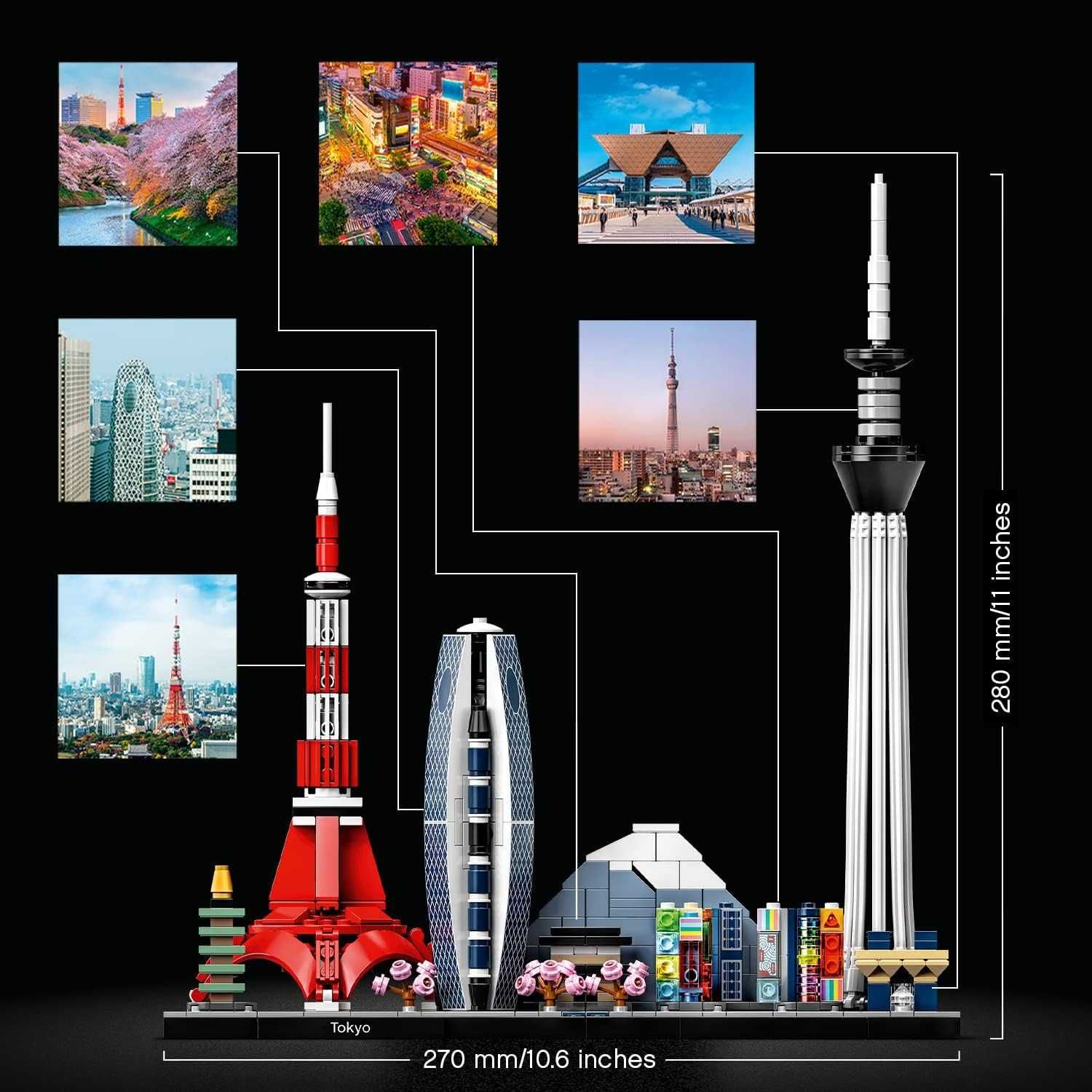 LEGO Architecture 21051 – Tokio – Odkryj piękno japońskiej metropolii!
