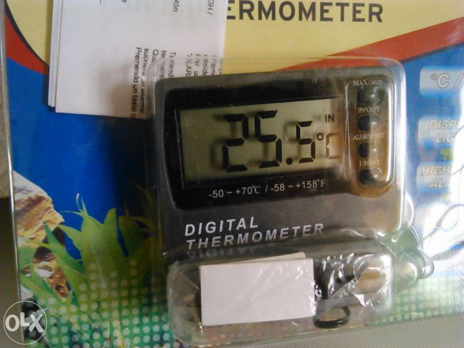 Termometro digital externo c/ alarme (novo)