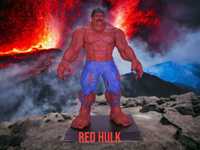 Figura inspirada em Red Hulk da Marvel