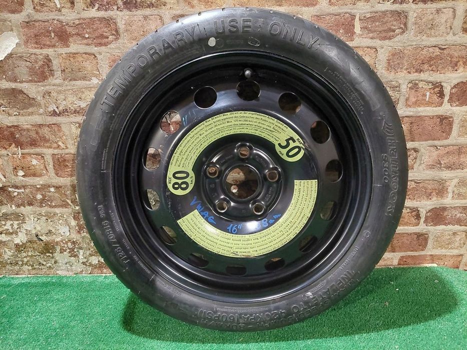 KOŁO DOJAZDOWE ZAPAS 125/70/16 5X112 57MM VWAG 1K0601027