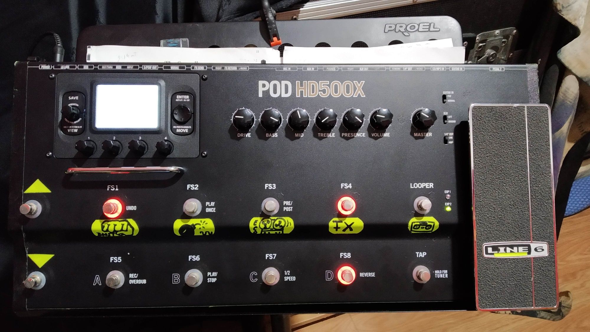 Line6 HD500x - boss - mooer