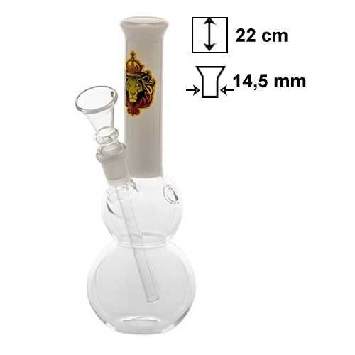 Mary Jane | Bongo szklane Greenline Kulisty Mleczny Lew | 22 cm