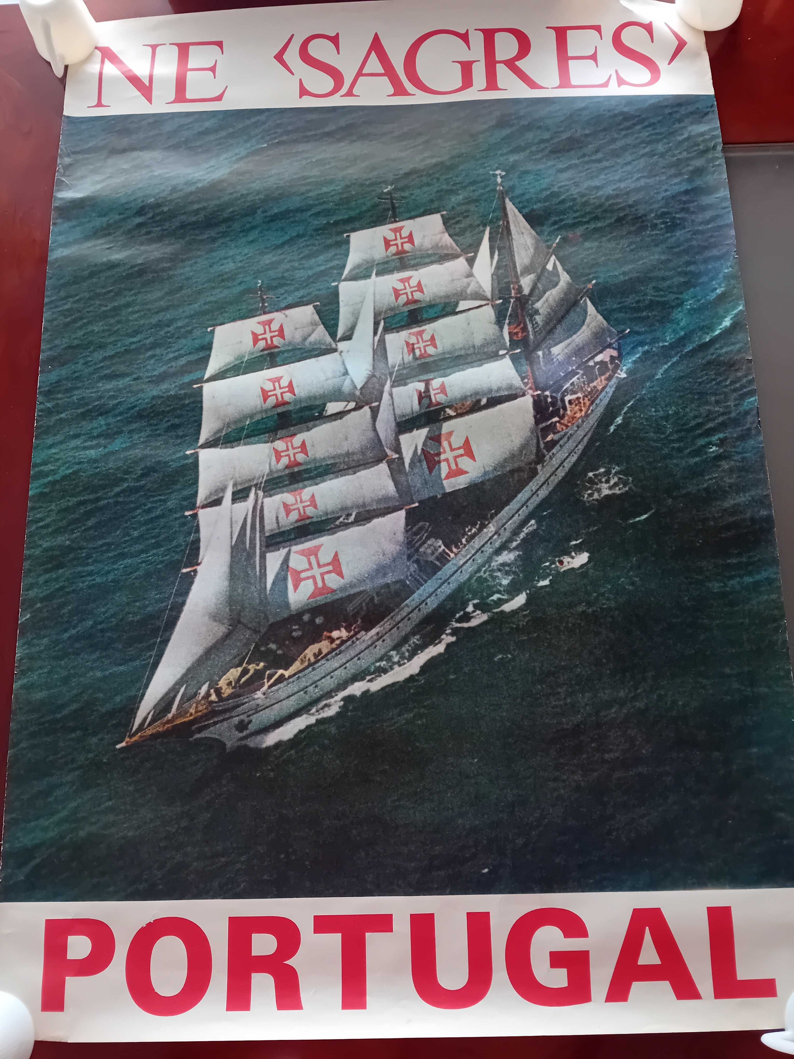 Poster do Navio Escola SAGRES 85 cm X 58,5 cm
