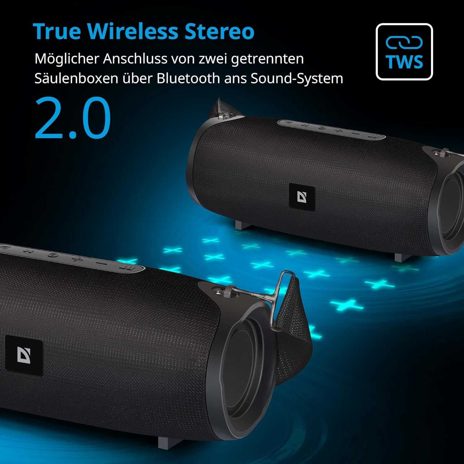 Defender głośnik G22 Li-Ion 2.0 bluetooth 20W czarny