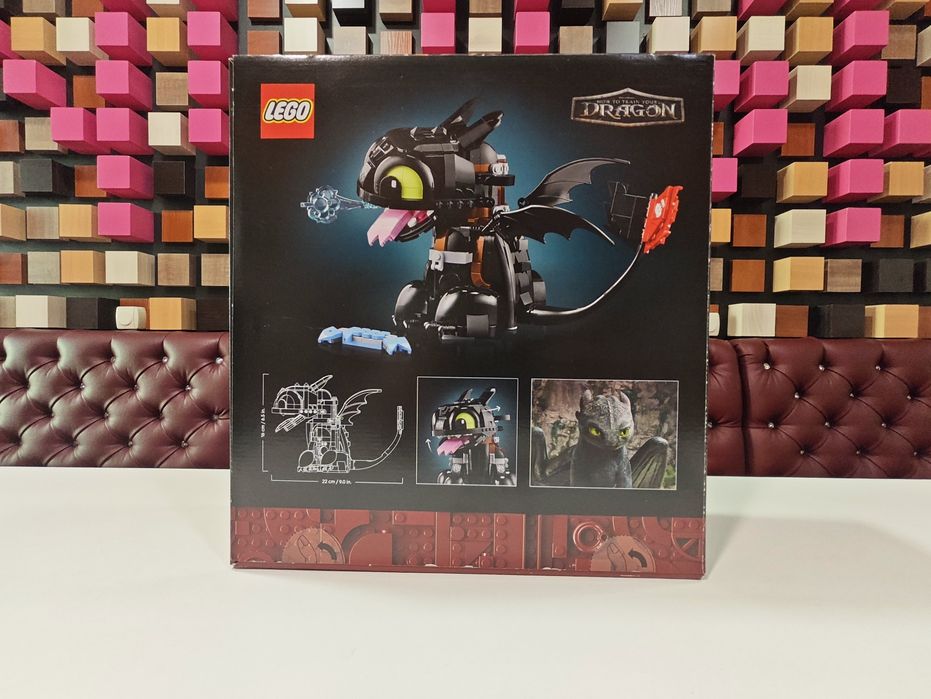 Конструктор LEGO ICONS 10375 Як приборкати дракона Беззубик
