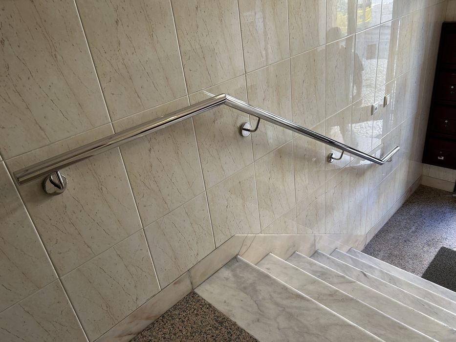 Corrimão e guarda-corpo em aço inox 304 Brilhante