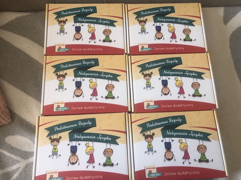 Zestaw logopedia Arson 6szt logopedyczny Kolory Taki sam Sekwencje