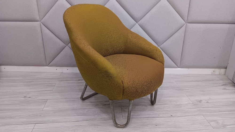 Fotel klubowy PRL Fabryka Mebli Stalowych Wschód Zadziele lata 60