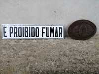 placa esmaltada, placa seguro ferro fundido