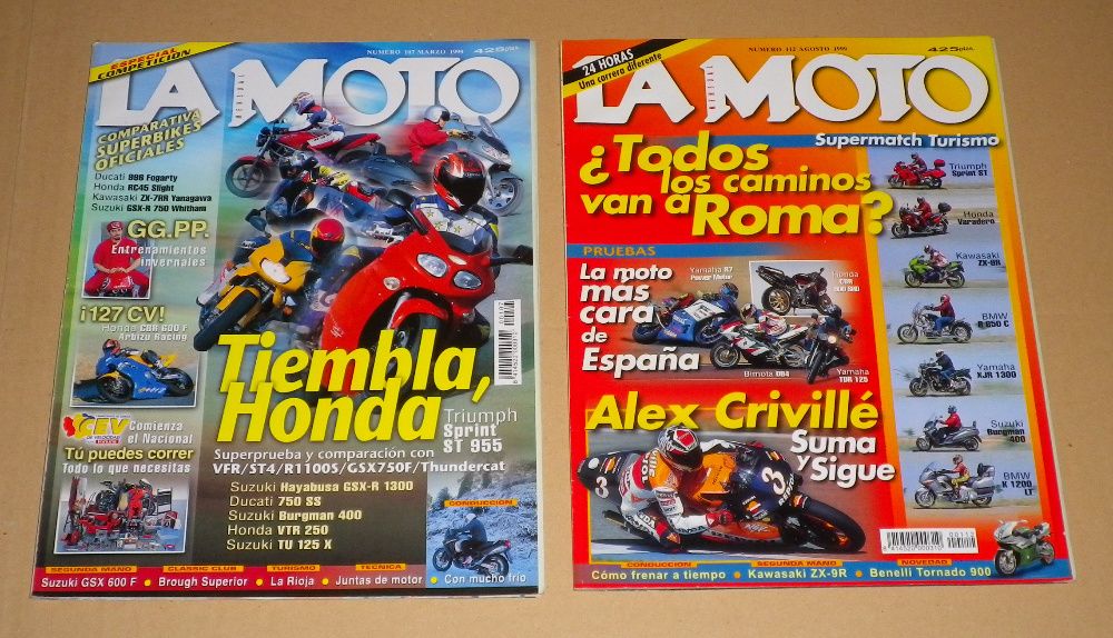 Revistas de motos estrangeiras