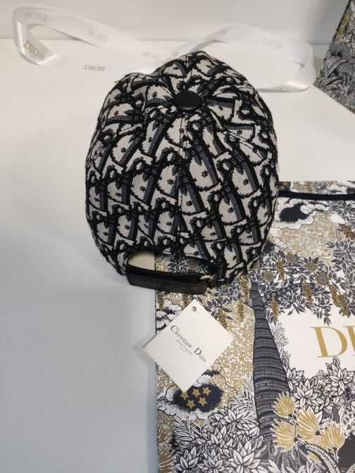 Dior Męska damska czapka z daszkiem bejsbolówka, Francja 635241