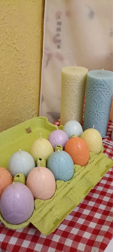 Свічки пасхальні яйця