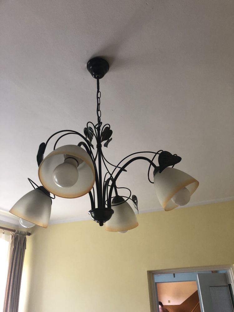 Żyrandol Prl sprawany