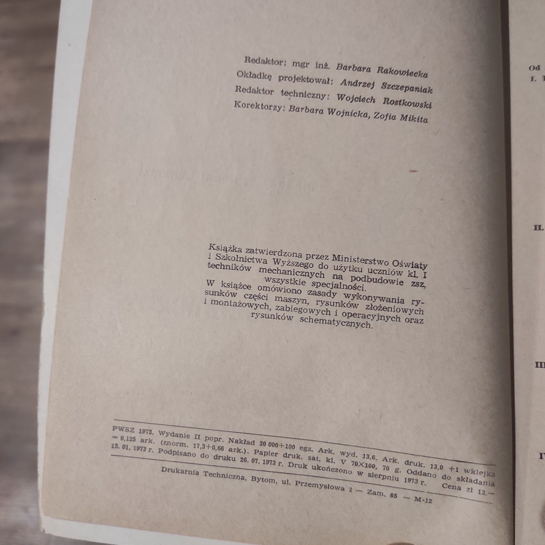 Książka Rysunek techniczny Zygmunt Lubiński