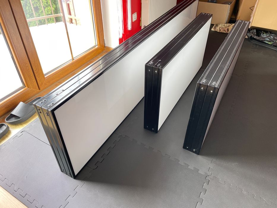 Kaseton reklamowy podświetlany 200/48/10 i 100/48/10