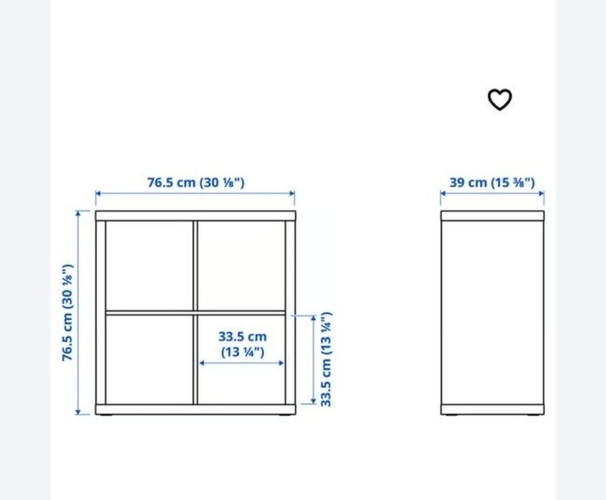 2 Estante Kallax castanho