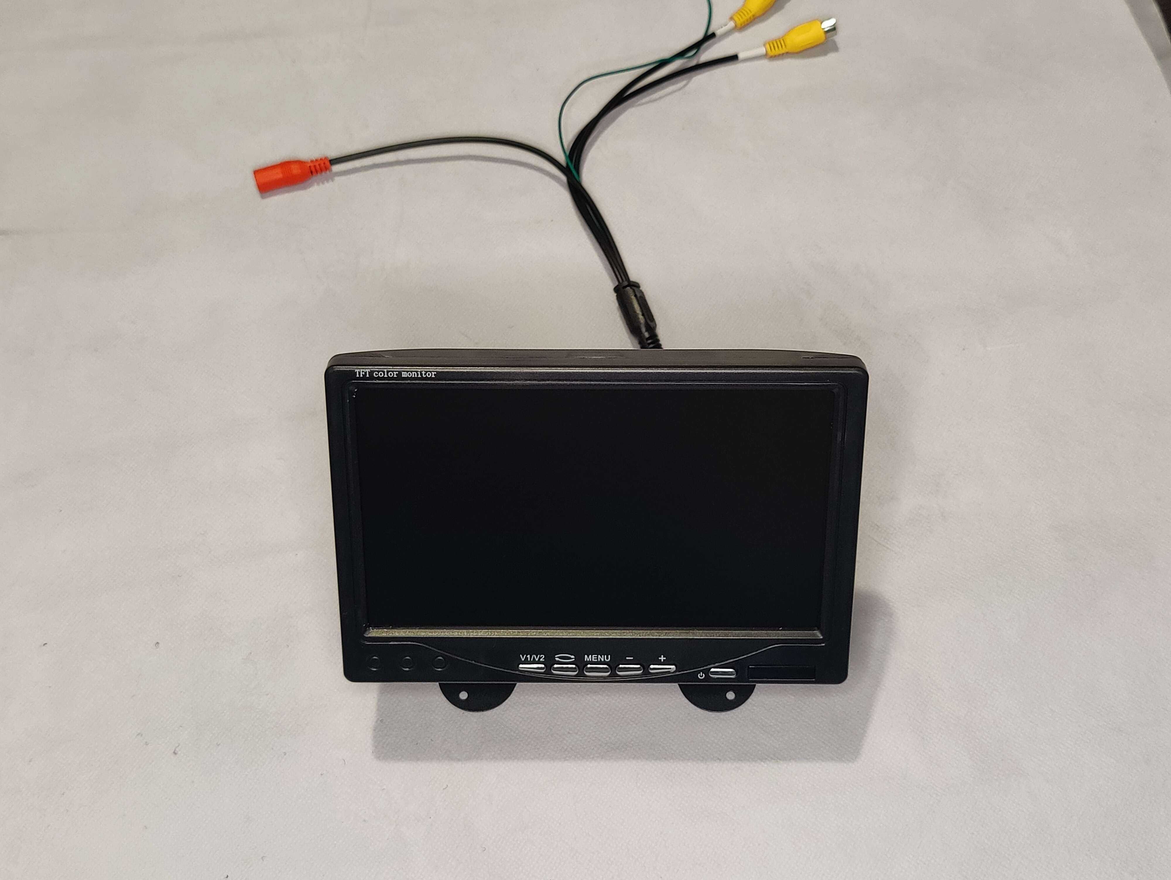 Monitor LCD de Estacionamento com 7 polegadas + câmara traseira