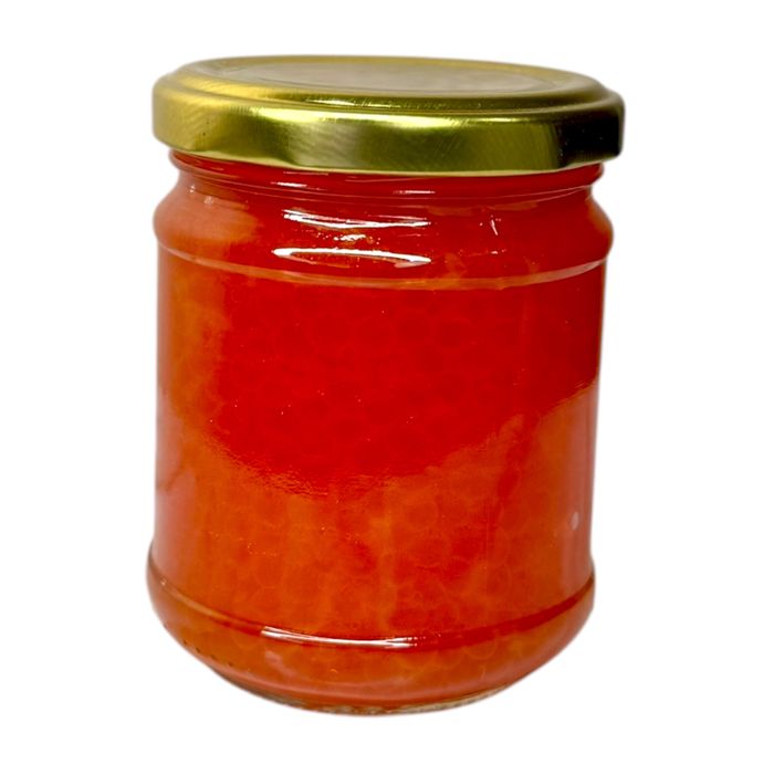 Икра красная лососевая (имитация) "Рыбанов" 200 грамм (Стекло+крышка)