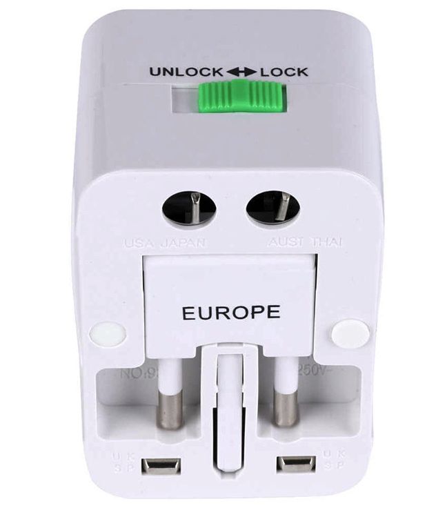 Przejściówka Uniwersalna Adapter Anglia/Usa/Japonia/Chiny