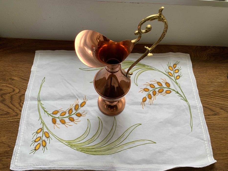 Медный графин-ваза винтаж, Франция