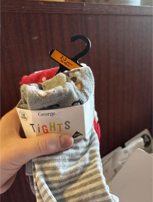 Новые колготы девочка поштучно George H&M нові колготки 1.5 2 3 4 5 6