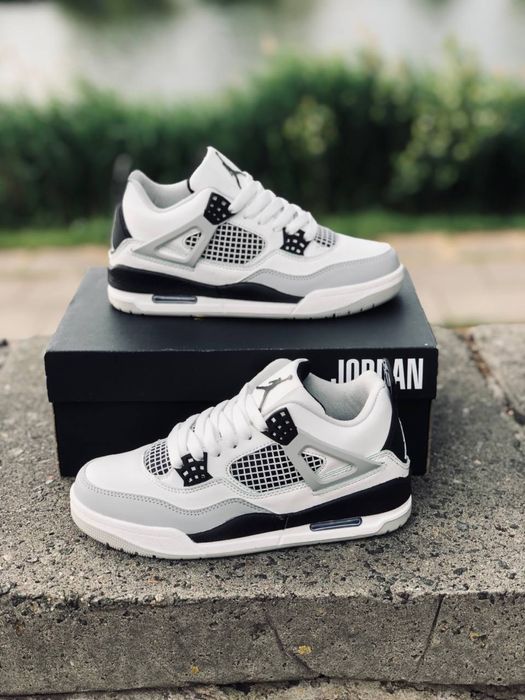 Nike Air Retro Jordan 4 кроссовки кожаные Найк Джордан 4