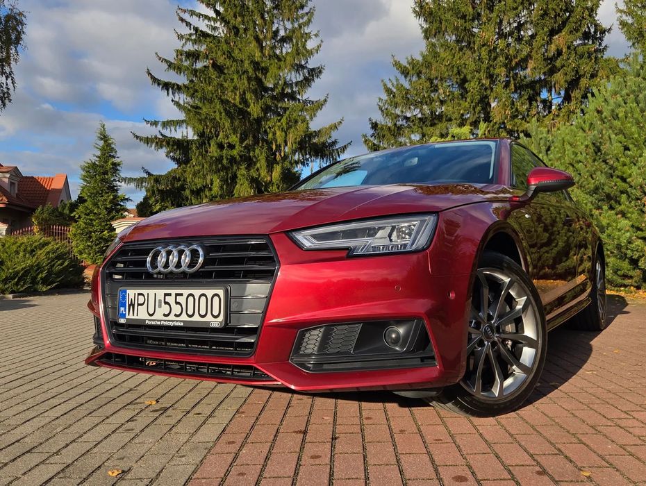 Audi A4 Audi A4 B9 S-Line 190KM | Polski Salon | Virtual | ACC | Ceramika