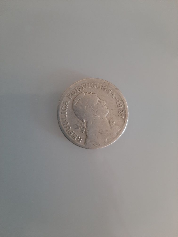 moeda 1 escudo 1927